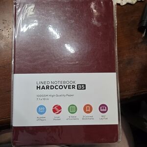 Premium Burgundy Hardcover B5 Notebook/Journal